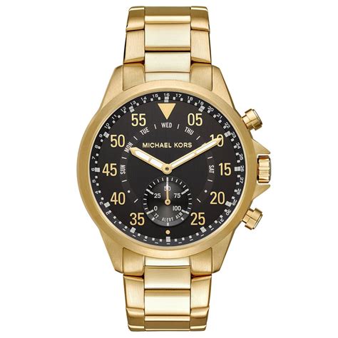 michael kors gage watch gold